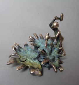 Iwona Krajnik, Rzeźbiarz kwiatów - Frowers sculptor, 10cm